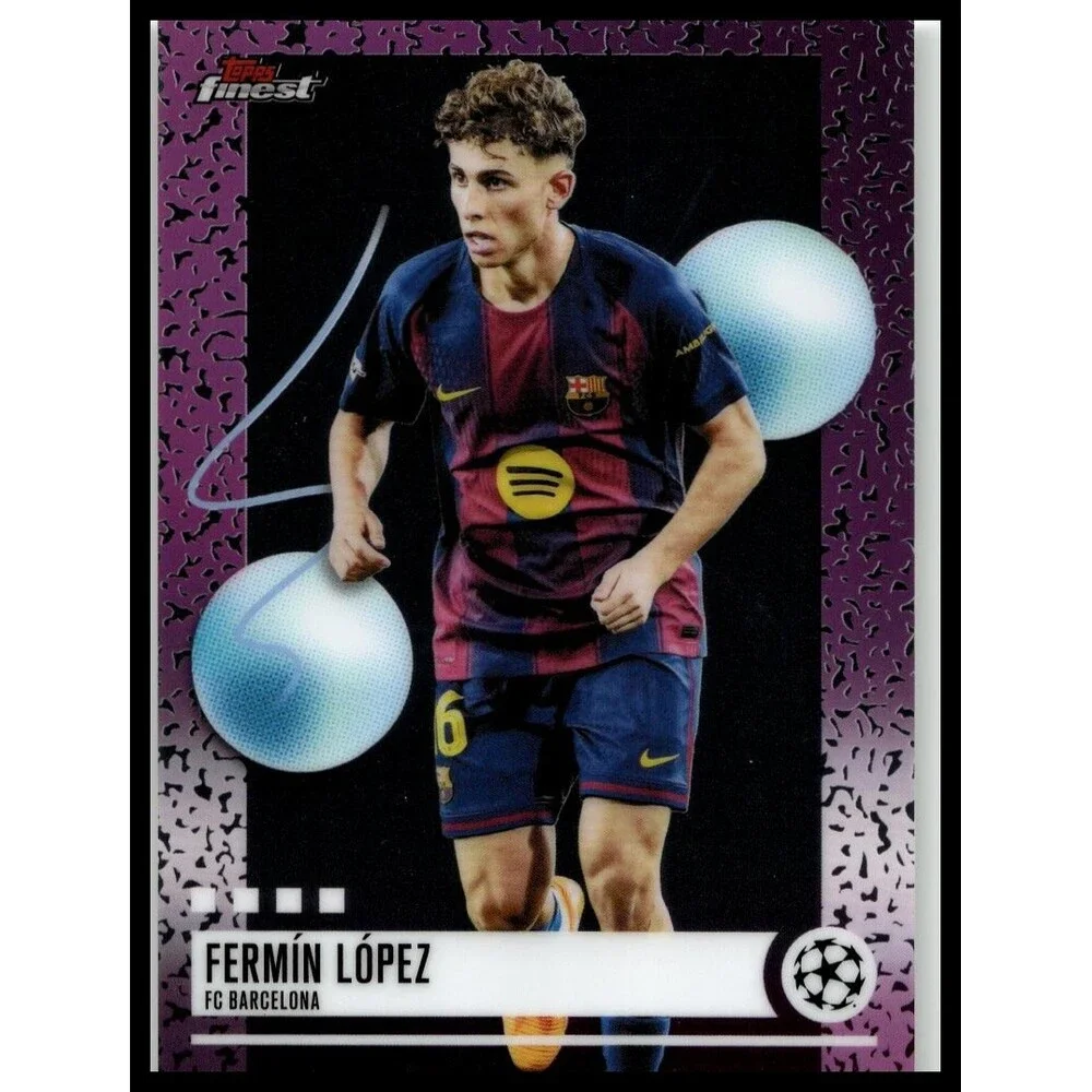 2025-26 Finest UEFA Fermín López #261 FC Barcelona Uncommon